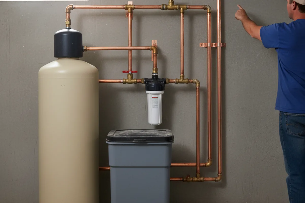 Whole-house water treatment system installed in De Soto